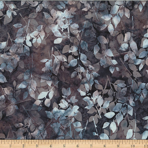 Hoffman Batik W2585 11 Mauve Leaves By The Yard