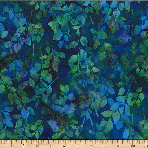 Hoffman Batik W2585 324 Dragonfly Leaves By The Yard