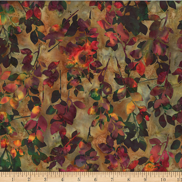 Hoffman Batik W2585 66 Autumn Leaves By The Yard