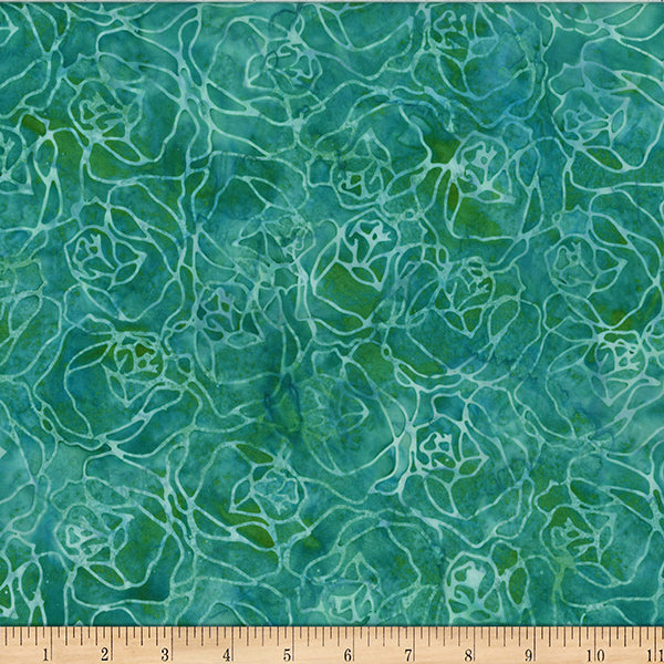 Hoffman Batik W2587 74 Mint Rose Lines By The Yard