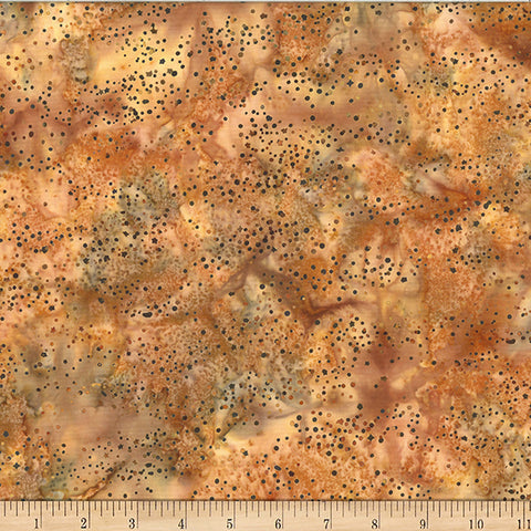 Hoffman Batik W2589 267 Palomino Scattered Dots By The Yard