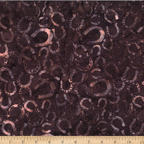 Hoffman Batik W2598 253 Havana Horseshoes By The Yard