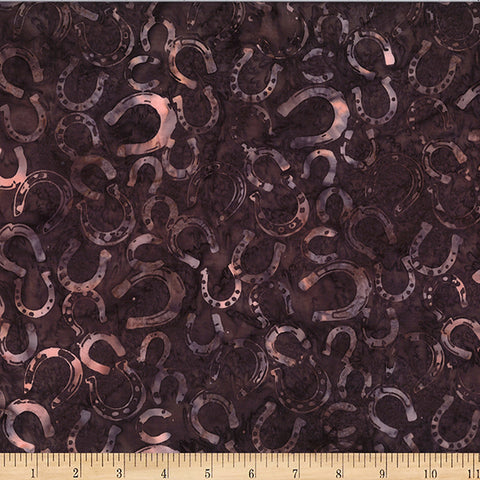Hoffman Batik W2598 253 Havana Horseshoes By The Yard
