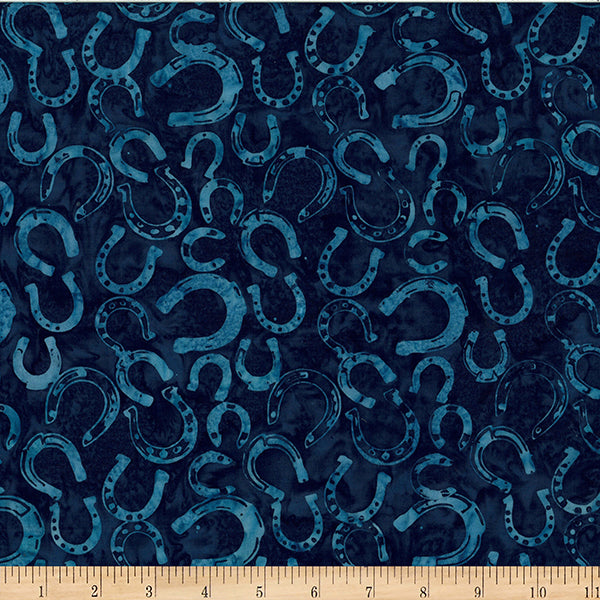 Hoffman Batik W2598 524 Moonstruck Horseshoes By The Yard
