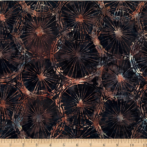 Hoffman Bali Batik W2599 180 Walnut Circles By The Yard