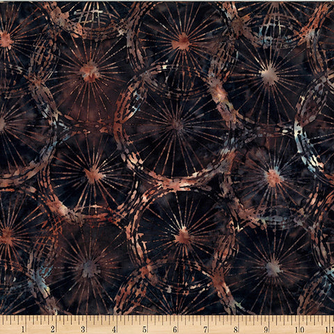 Hoffman Bali Batik W2599 180 Walnut Circles By The Yard