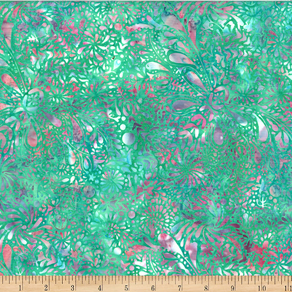 Hoffman Bali Batik Tropical Treasures W2609 29 Jade Dragonfly By The Yard