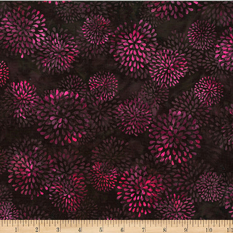 Hoffman Bali Batik Raspberry Swirl W2611 196 Black Cherry Petals By The Yard