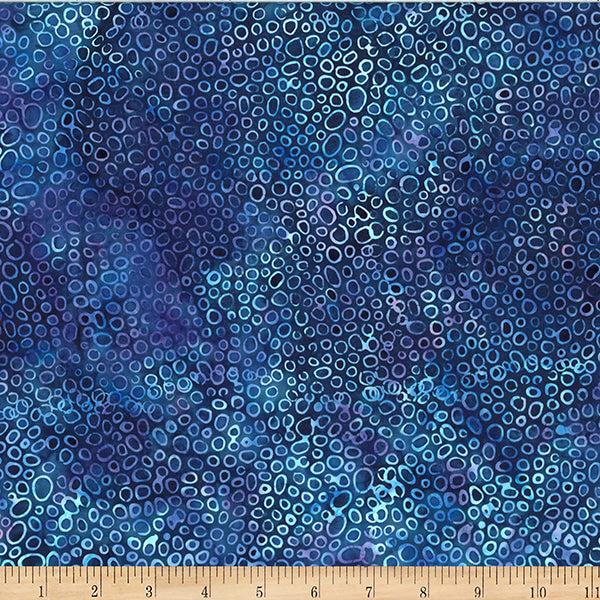 Hoffman Bali Batik W2612 230 Sapphire Bubbles By The Yard