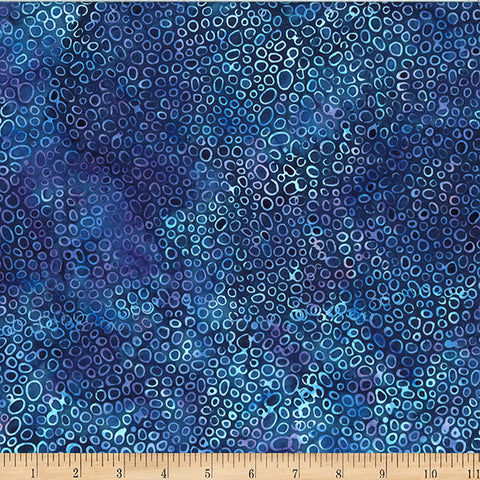 Hoffman Bali Batik W2612 230 Sapphire Bubbles By The Yard