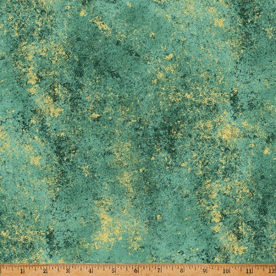 Hoffman Brilliance W5363 436G Eucalyptus/Gold By The Yard