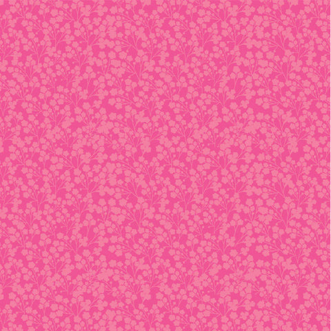 Poppie Cotton Calico Cowgirls CW24812 Wildflowers Pink By The Yard