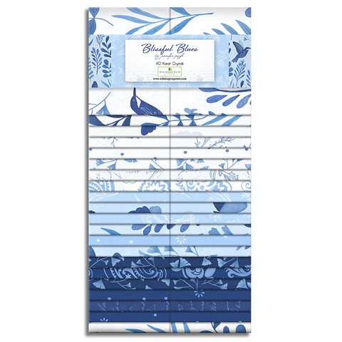 Wilmington Pre-cut 40 Piece 2 1/2" Strips 840-873-840 - Blissful Blues