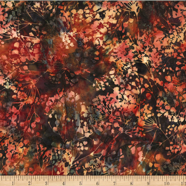 Hoffman Batik X2618 614 Bohemian Baby's Breath By The Yard