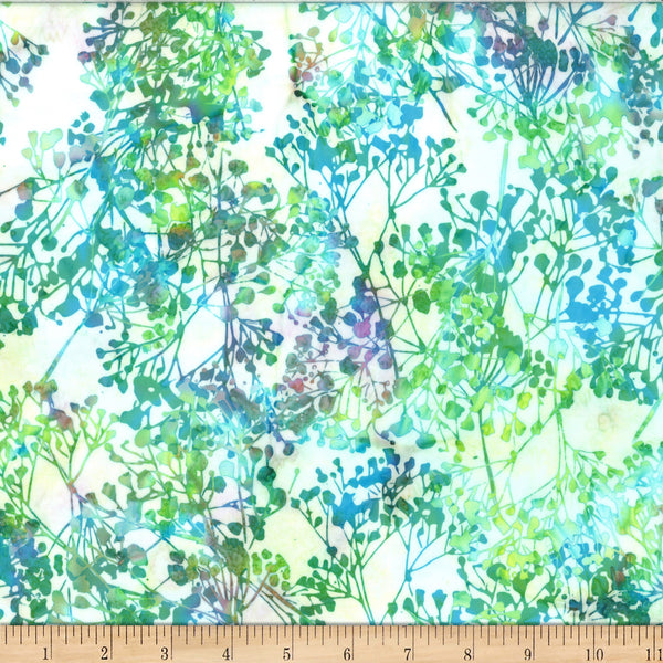 Hoffman Batik X2618 667 Light Bright Baby's Breath By The Yard