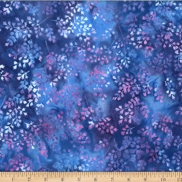 Hoffman Batik X2619 276 Sea Urchin Winter Leaf By The Yard