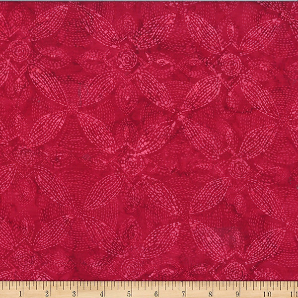 Hoffman Batik X2626 403 Cherry Dotty Tile By The Yard