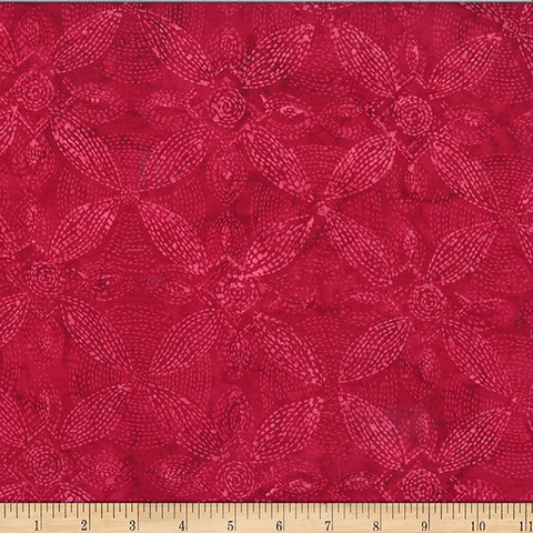 Hoffman Batik X2626 403 Cherry Dotty Tile By The Yard