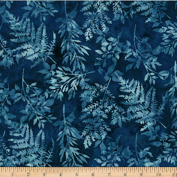 Hoffman Batik X2627 101 Evening Leafy Branches By The Yard