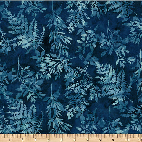 Hoffman Batik X2627 101 Evening Leafy Branches By The Yard
