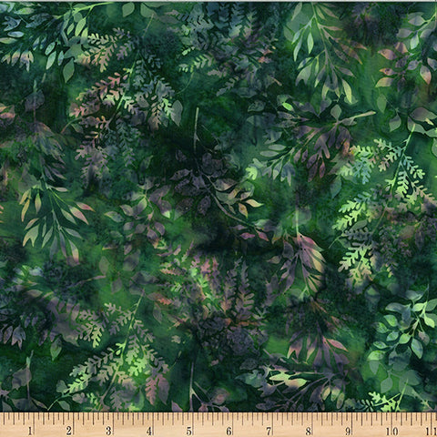 Hoffman Batik X2627 433 Bonsai Leafy Branches By The Yard