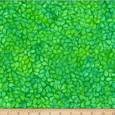 Hoffman Bali Batik X2631 115 Grass Droplets By The Yard