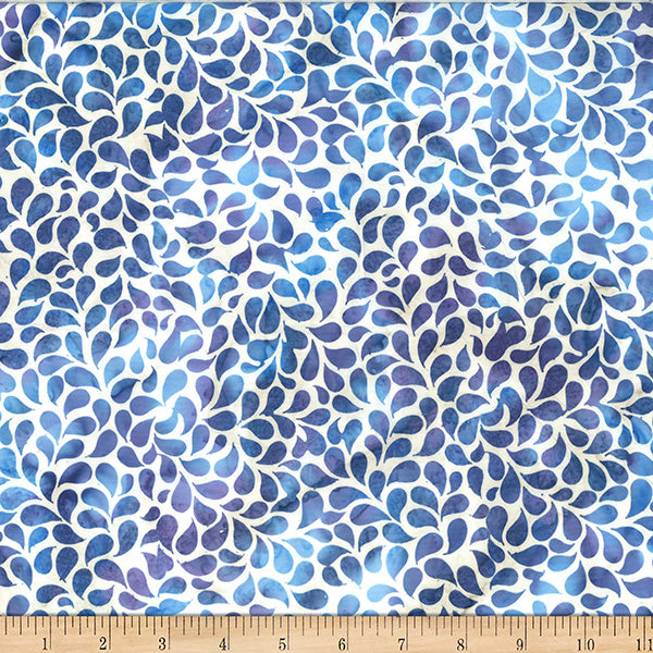 Hoffman Bali Batik X2631 492 Breeze Droplets By The Yard