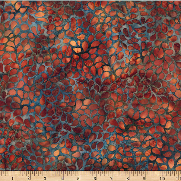 Hoffman Bali Batik X2631 573 Pecan Droplets By The Yard