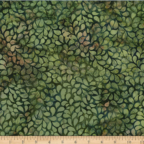 Hoffman Bali Batik X2631 96 Olive Droplets By The Yard