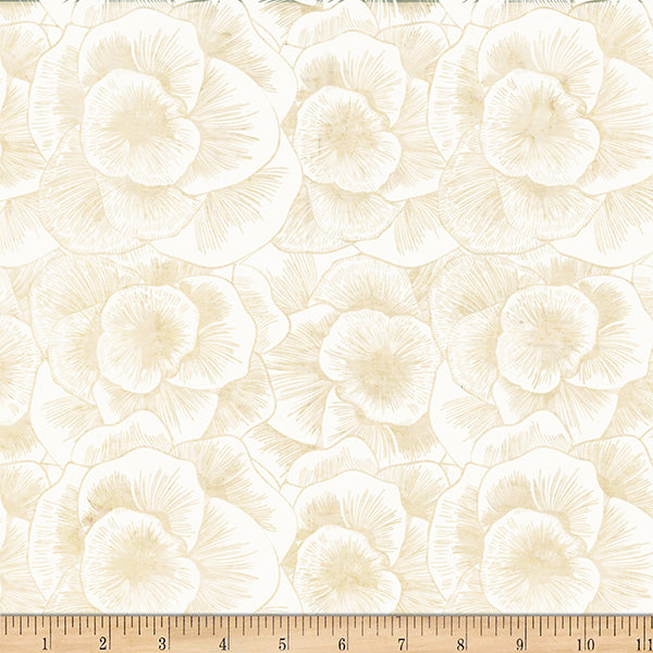 Hoffman Bali Batik X2633 265 Oyster Linear Peony By The Yard