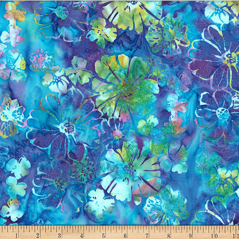 Hoffman Bali Batik X2634 229 Wisteria Bold Floral By The Yard
