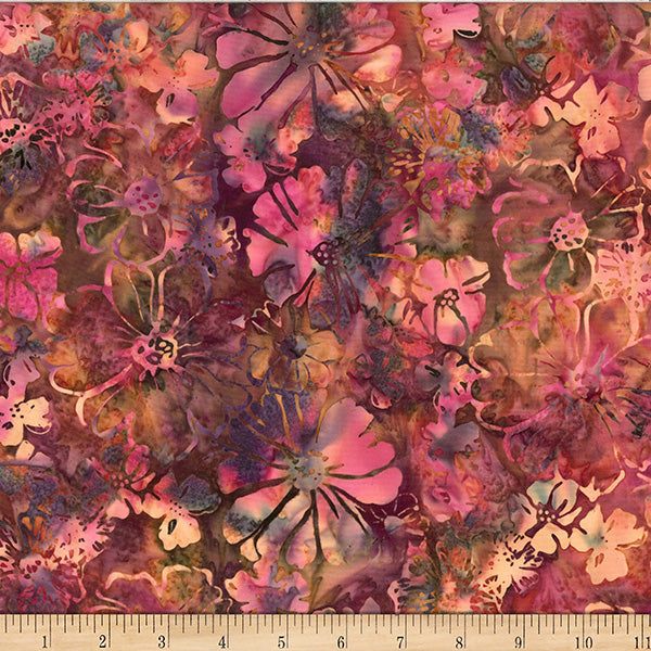 Hoffman Batik X2634 634 Global Spice Bold Floral By The Yard