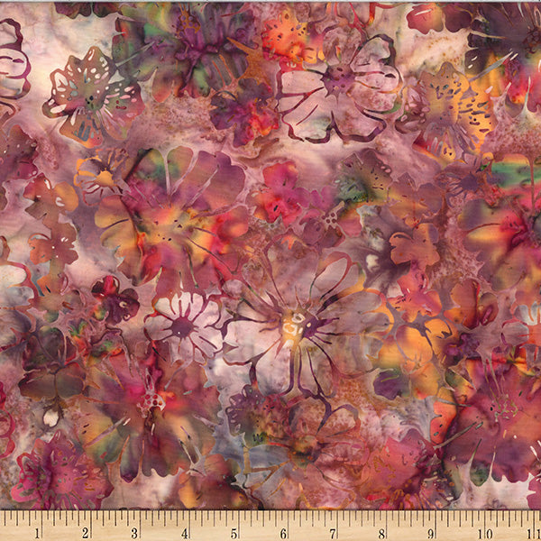 Hoffman Batik X2634 66 Autumn Bold Floral By The Yard