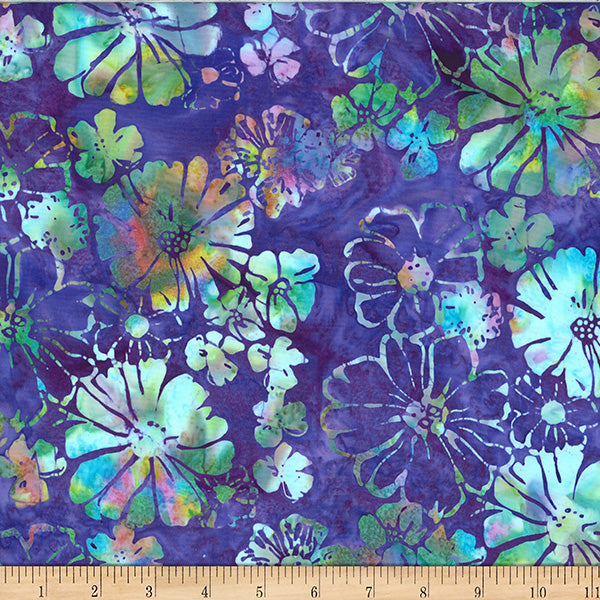Hoffman Bali Batik X2634 694 Wildflower Bold Floral By The Yard