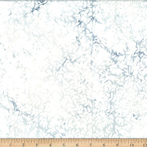 Hoffman Bali Batik X2636 521 Mist Packed Leaves By The Yard