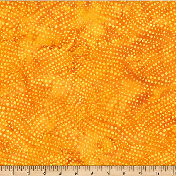 Hoffman Bali Batik X2637 47 Gold Dotty Swirls By The Yard
