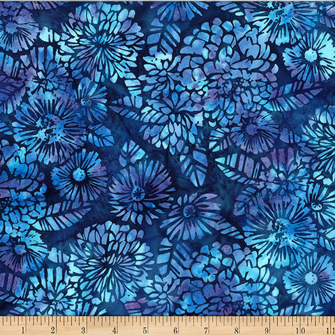 Hoffman Bali Batik X2638 243 Delft Woodblock By The Yard