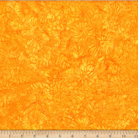 Hoffman Bali Batik X2638 529 Marigold Woodblock By The Yard