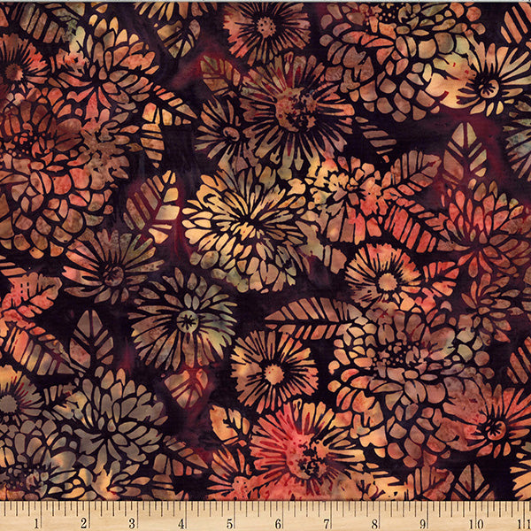 Hoffman Batik X2638 533 Nightshade Woodblock By The Yard