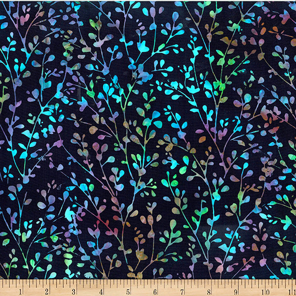 Hoffman Bali Batik X2640 684 Neon Sprigs By The Yard