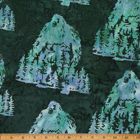 Hoffman Bali Batik X2641 60 Hunter Bigfoot Forest By The Yard