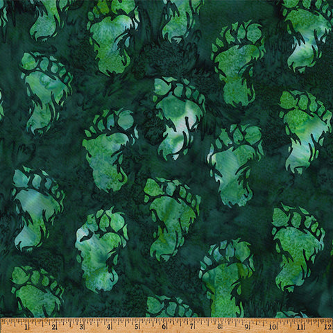 Hoffman Bali Batik X2642 60 Hunter Bigfoot Footprint By The Yard