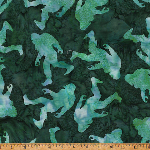 Hoffman Bali Batik X2643 60 Hunter Bigfoot Silhouette By The Yard