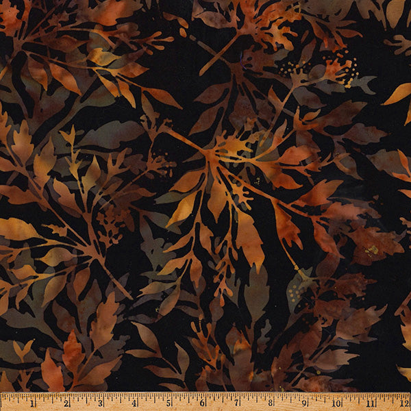 Hoffman Batik X2646 160 Spice Leafy By The Yard