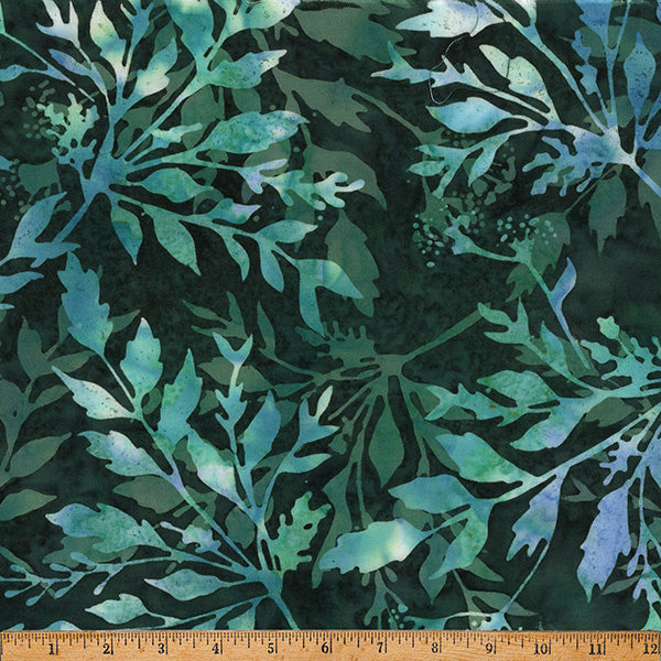 Hoffman Batik X2646 225 Rosemary Leafy By The Yard