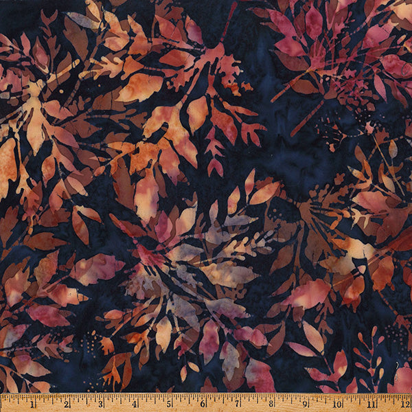 Hoffman Batik X2646 714 Fall Leafy By The Yard
