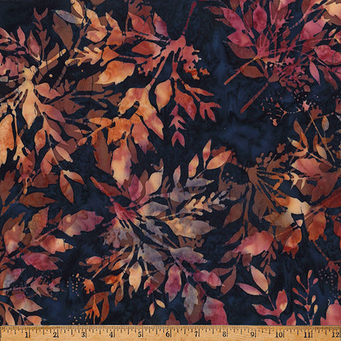 Hoffman Batik X2646 714 Fall Leafy By The Yard