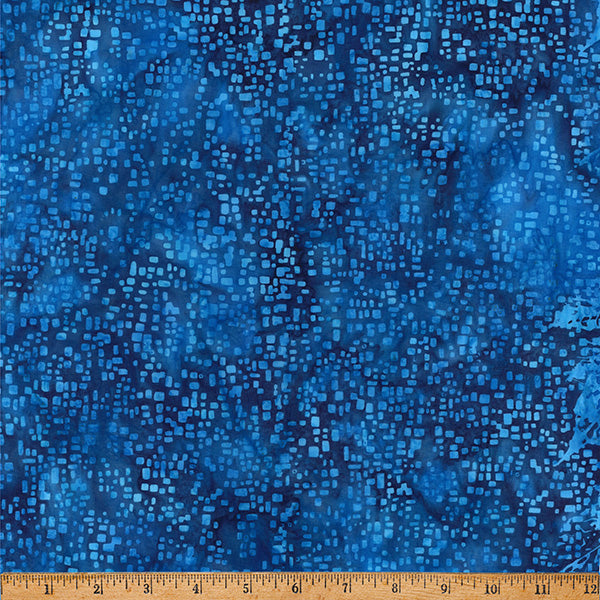 Hoffman Batik X2655 19 Navy Square Blender By The Yard