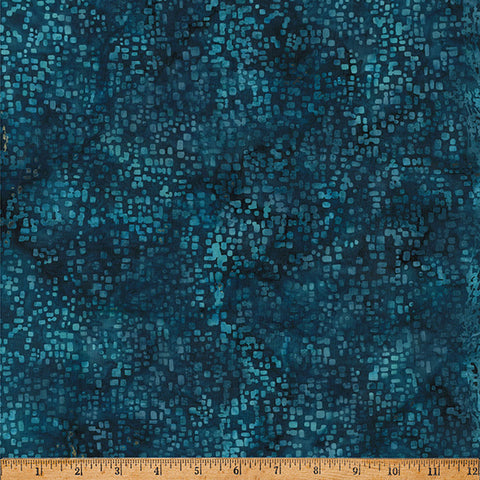Hoffman Batik X2655 21 Teal Square Blender By The Yard