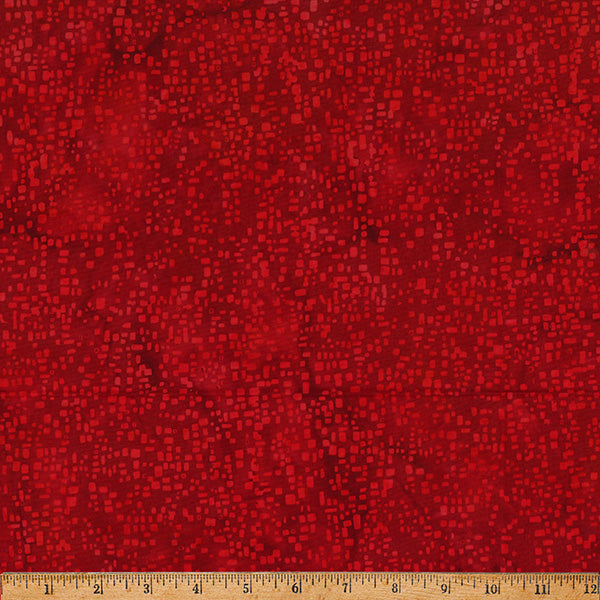 Hoffman Batik X2655 403 Cherry Square Blender By The Yard